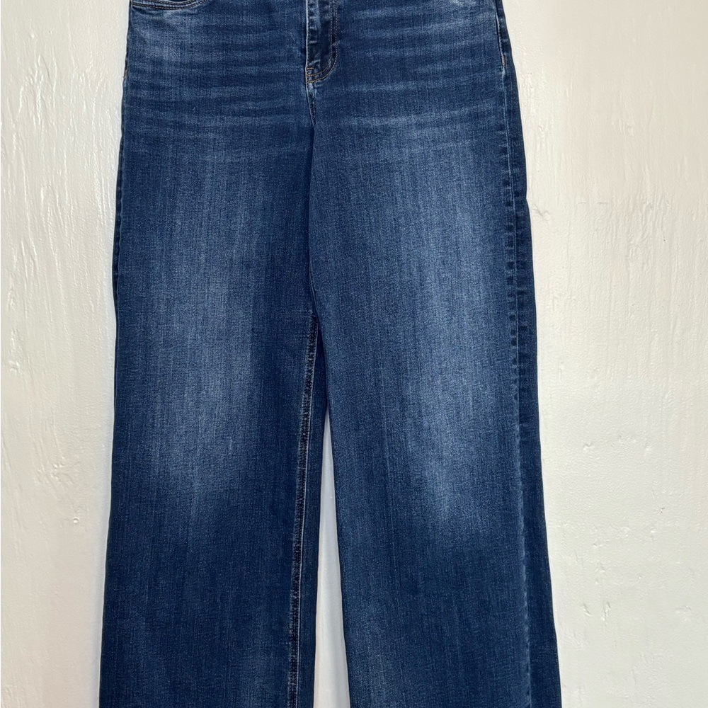 Kut from the Kloth Dark Blue Wide-Leg Jeans
